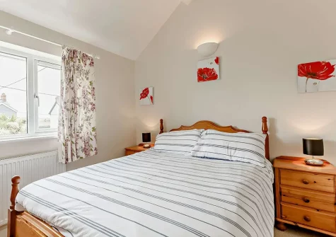 Bedroom #2 at Ocean Echo, Bude