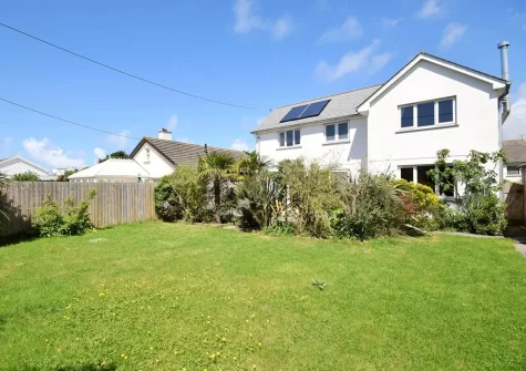 The garden at Ocean Echo, Bude