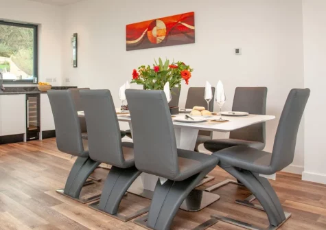 The dining area at Ocean Escape, Westward Ho!