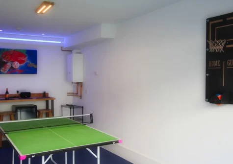 The games room at Ocean Escape, Westward Ho!