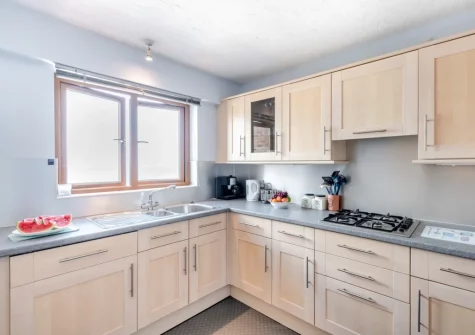 The kitchen at Ocean Park 16, Westward Ho!