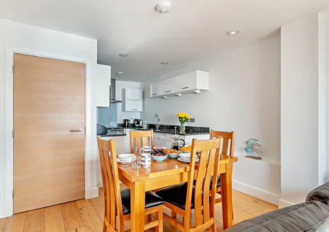 The dining area at Ocean Point, Saunton
