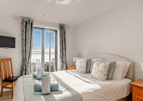 Bedroom #1 at Ocean Point, Saunton