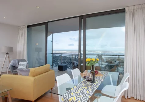 The dining area at Ocean Serenity, Westward Ho!