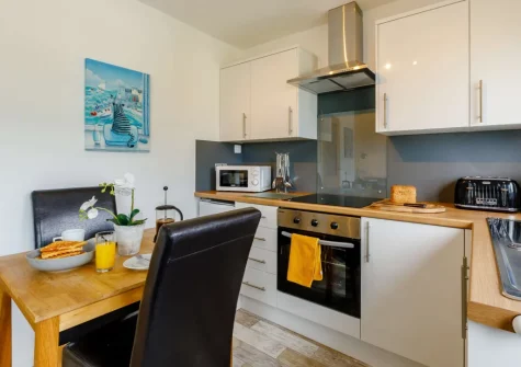 The kitchen & dining area at Ocean View at Brixham Holiday Park, Brixham