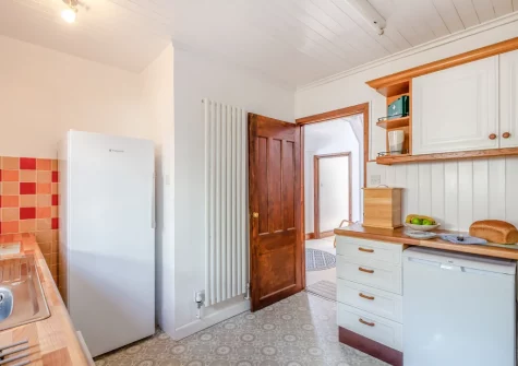 The kitchen at Ocean View, Holywell