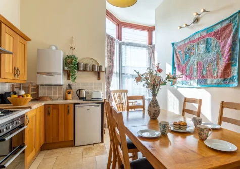 The kitchen & dining area at Ocean View, Ilfracombe