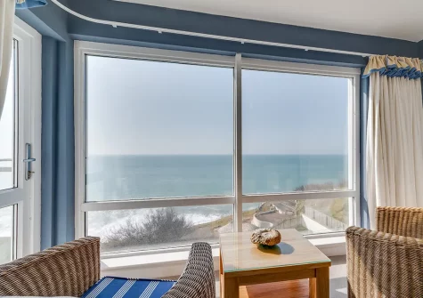 Bedroom #1 at Ocean View, Porthleven