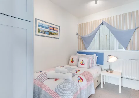 Bedroom #3 at Ocean View, Porthleven