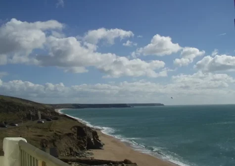 Enjy far reaching sea views when you stay at Ocean View, Porthleven