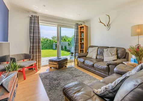 The living area at Oceans 10, Braunton