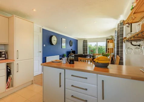 The kitchen at Oceans 10, Braunton