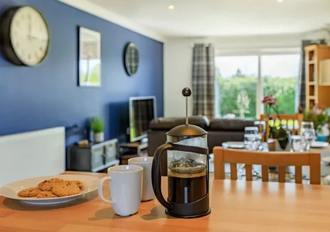 The dining area at Oceans 10, Braunton