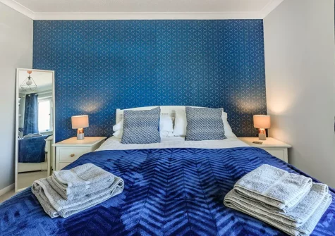 Bedroom #1 at Oceans 10, Braunton