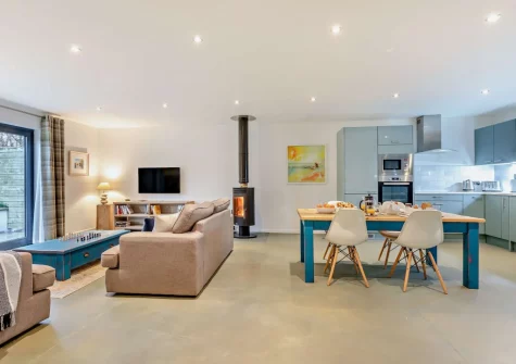 The living, dining area & kitchen at Ochre, West Putford