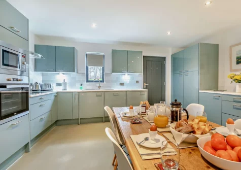 The kitchen & dining area at Ochre, West Putford