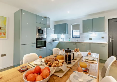 The kitchen & dining area at Ochre, West Putford