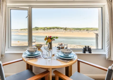 The dining area at Old Brewhouse 2, Appledore
