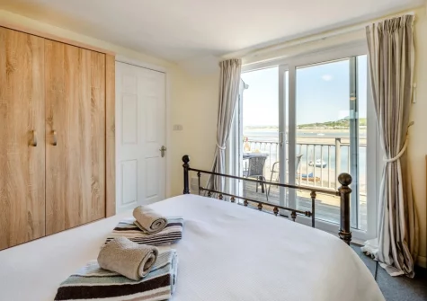 Bedroom #1 at Old Brewhouse 2, Appledore