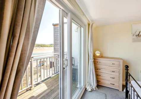 Bedroom #1 at Old Brewhouse 2, Appledore