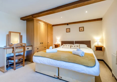 Bedroom #1 at Old Dairy Barn, Challacombe