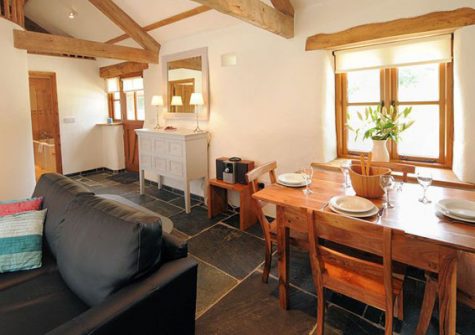 The dininga area @ The Old Dairy, Park Mill Farm