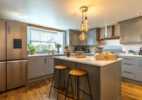 The kitchen at Old Farmhouse, Week Orchard