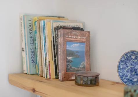 The living area at Old Post Office, Golant