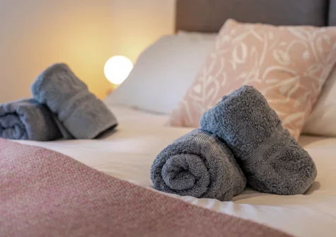 Bedroom #1 at Old Post Office, Golant