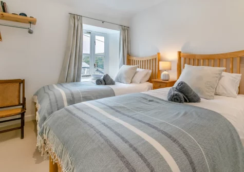 Bedroom #2 at Old Post Office, Golant