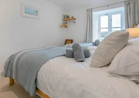 Bedroom #2 at Old Post Office, Golant