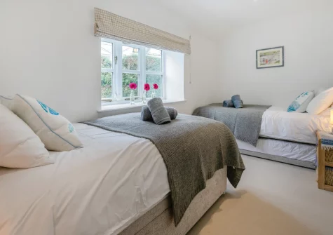 Bedroom #3 at Old Post Office, Golant