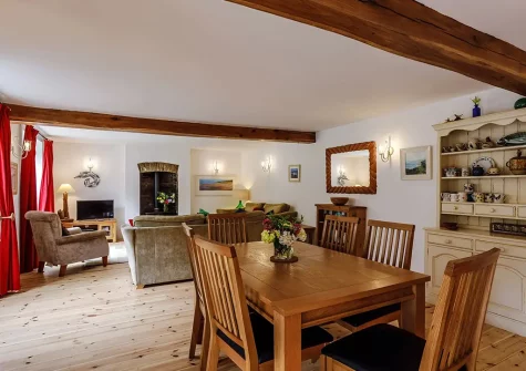 The dining area at Old School House, Buck's Cross
