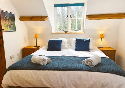 Bedroom #1 at Old School House, Buck's Cross