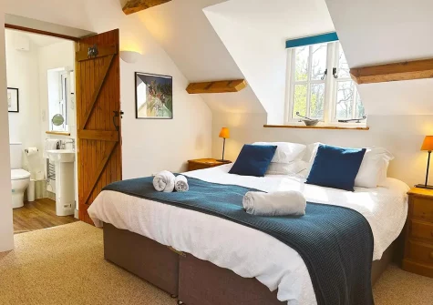 Bedroom #1 at Old School House, Buck's Cross