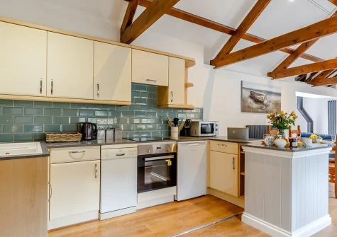 The kitchen at Olive Cottage, Penryn