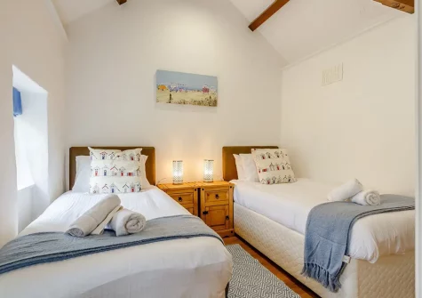 Bedroom #2 at Olive Cottage, Penryn