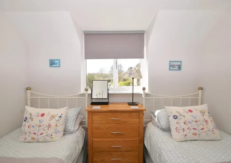 Bedroom #2 at Olive Court Coach House, Newton Ferrers