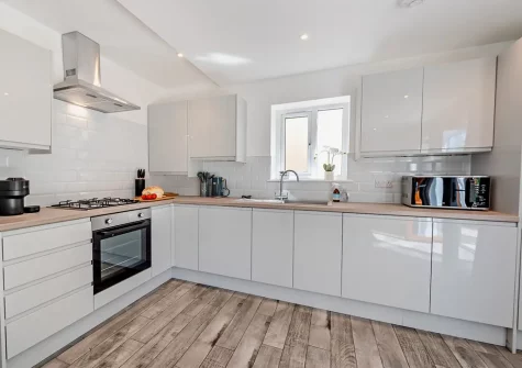 The kitchen at Olive Lodge, High Bickington
