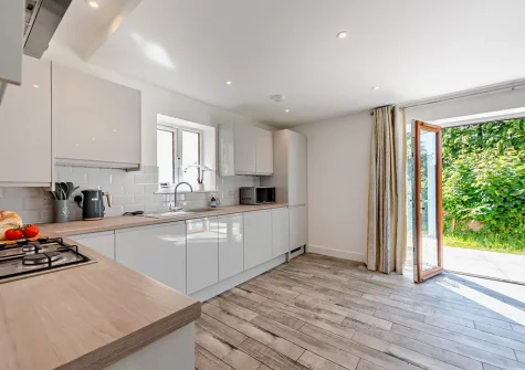 The kitchen at Olive Lodge, High Bickington