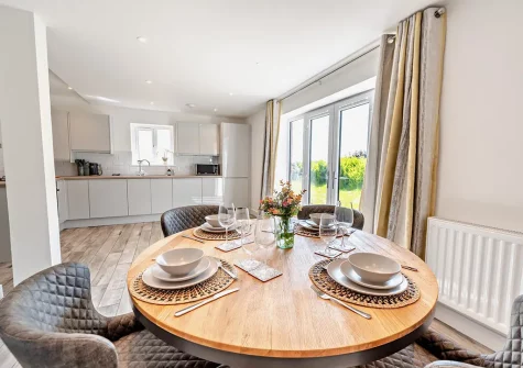 The dining area at Olive Lodge, High Bickington