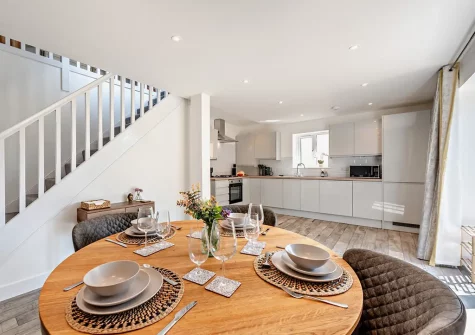The dining area at Olive Lodge, High Bickington