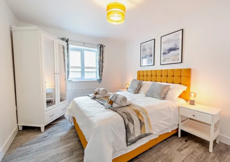 Bedroom #1 at Olive Lodge, High Bickington