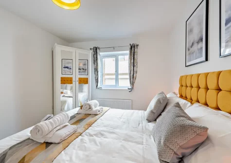 Bedroom #1 at Olive Lodge, High Bickington