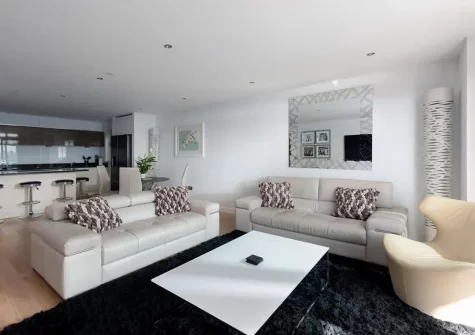 The living area at Ollies 4 Cribbar, Newquay