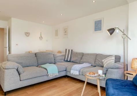The living area at Once upon a Tide, Newquay
