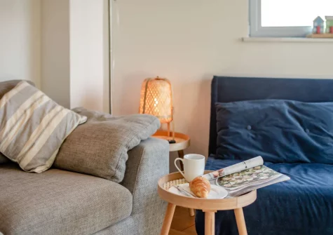 The living area at Once upon a Tide, Newquay