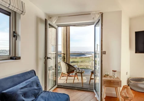 The living area at Once upon a Tide, Newquay