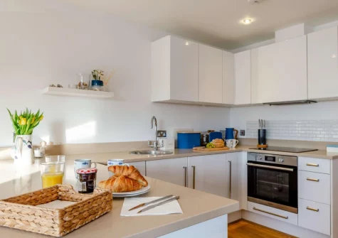 The kitchen at Once upon a Tide, Newquay