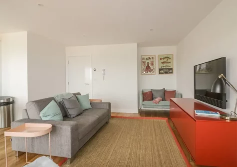 The living area at Onshore 7, Newquay